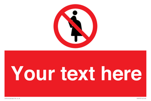 Custom prohibition not for pregnant women